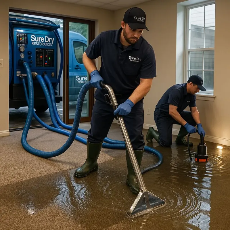 Water Extraction and Removal process in Johnsonville, TN